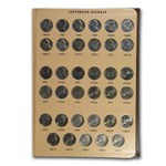 1938-2013 Jefferson Nickel Set (Dansco Album) BU/Proof
